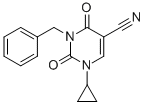 CAS#: 519056-48-5, 3-Benzyl-1-Cyclopropyl-2,4-Dioxo-1,2,3,4-Tetrahydropyrimidine-5-Carbonitrile