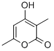 CAS 登录号：5192-62-1， 4-羟基-3,6-二甲基-2H-吡喃-2-酮