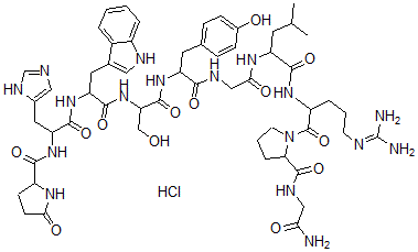 CAS 登录号：51952-41-1， 促黄体激素-释放因子(猪),盐酸盐