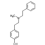 CAS#: 52059-47-9, 4-{2-[Methyl(2-Phenylethyl)Amino]Ethyl}Phenol