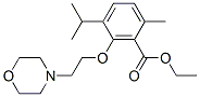 CAS 登录号：52073-28-6， 3-(2-吗啉基乙氧基)对伞花烃-2-羧酸乙酯