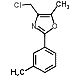 CAS 登录号：521266-92-2， 4-(氯甲基)-5-甲基-2-(3-甲基苯基)-1,3-恶唑