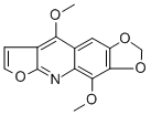 CAS#: 522-06-5, 4,9-Dimethoxy-1,3-dioxolo(4,5-g)furo(2,3-b)quinoline