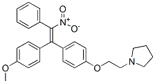 CAS#: 52235-18-4, 1-[2-[4-[(Z)-1-(4-Methoxyphenyl)-2-Nitro-2-Phenylethenyl]Phenoxy]Ethyl]Pyrrolidine