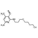 CAS#: 52238-86-5, 6-Amino-2-{[3-(4-Hydroxybutoxy)Propyl]Amino}-4-Methylnicotinonitrile
