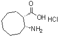 CAS 登录号：522644-10-6， (1S,2R)-2-氨基-环辛烷羧酸盐酸盐