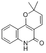 CAS 登录号：523-64-8， 2,2-二甲基-2,6-二氢-吡喃并[3,2-c]喹啉-5-酮