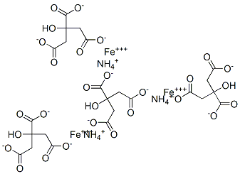 CAS 登录号：52336-55-7， 四柠檬酸三铵三铁