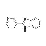 CAS 登录号：523984-30-7， 2-(4,5-二氢-3-吡啶基)-1H-苯并咪唑