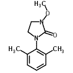 CAS 登录号：52420-37-8， 1-(2,6-二甲基苯基)-3-甲氧基-2-咪唑烷酮