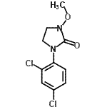 CAS 登录号：52420-44-7， 1-(2,4-二氯苯基)-3-甲氧基-2-咪唑烷酮
