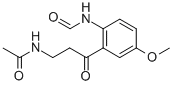 CAS#: 52450-38-1, N-[3-[2-(Formylamino)-5-methoxyphenyl]-3-oxopropyl]acetamide