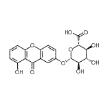 CAS#: 525-14-4, 8-Hydroxy-9-oxo-9H-xanthen-2-yl beta-D-glucopyranosiduronic acid