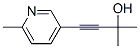 CAS 登录号：52535-35-0， 2-甲基-4-(6-甲基-3-吡啶基)-3-丁炔-2-醇