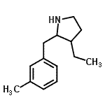 CAS 登录号：525537-25-1， 3-乙基-2-(3-甲基苄基)吡咯烷