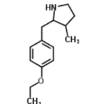 CAS 登录号：525538-93-6， 2-(4-乙氧基苄基)-3-甲基吡咯烷