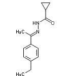 CAS#: 525565-06-4, N'-[(1E)-1-(4-Ethylphenyl)Ethylidene]Cyclopropanecarbohydrazide