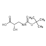 CAS#: 52558-23-3, (2S)-2-Hydroxy-3-({[(2-Methyl-2-Propanyl)Oxy]Carbonyl}Amino)Propanoic Acid