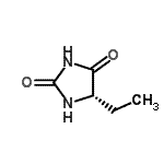 CAS 登录号：525599-49-9， (5S)-5-乙基-2,4-咪唑烷二酮