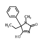 CAS 登录号：525599-67-1， 5-乙基-1-甲基-5-苯基-2,4-咪唑烷二酮
