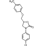 CAS 登录号：5256-02-0， 3-(4-氯苯基)-5-[(4-甲基苯氧基)甲基]-1,3-恶唑烷-2-酮