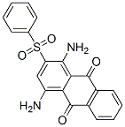 CAS 登录号：5264-55-1， 1,4-二氨基-2-(苯基磺酰基)蒽醌