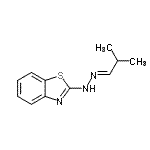 CAS#: 52644-52-7, 2-[(2E)-2-(2-Methylpropylidene)Hydrazino]-1,3-Benzothiazole