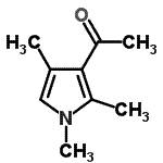 CAS 登录号：52648-88-1， 1-(1,2,4-三甲基-1H-吡咯-3-基)乙酮