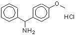 CAS 登录号：5267-46-9， C-(4-甲氧基-苯基)-C-苯基-甲胺盐酸盐