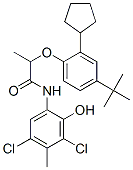 CAS#: 52762-65-9, 2-[4-(Tert-Butyl)-2-Cyclopentylphenoxy]-N-(3,5-Dichloro-2-Hydroxy-p-Tolyl)Propionamide