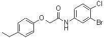 CAS 登录号：527746-29-8， N-(3-溴-4-氯苯基)-2-(4-乙基苯氧基)乙酰胺