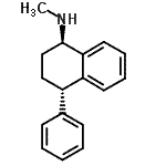 CAS 登录号：52795-02-5， (1R,4S)-N-甲基-4-苯基-1,2,3,4-四氢-1-萘胺