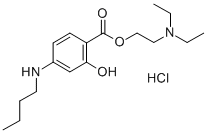 CAS#: 528-97-2, 2-(Diethylamino)Ethyl 4-(Butylamino)Salicylate Monohydrochloride