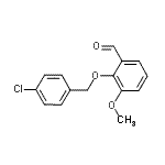 CAS 登录号：52803-62-0， 2-[(4-氯苄基)氧基]-3-甲氧基苯甲醛