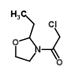 CAS 登录号：52836-77-8， 2-氯-1-(2-乙基-1,3-恶唑烷-3-基)乙酮