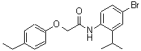 CAS 登录号：528531-90-0， N-(4-溴-2-异丙基苯基)-2-(4-乙基苯氧基)乙酰胺