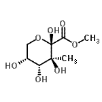 CAS 登录号：528584-68-1， 3-C-甲基-beta-D-吡喃果糖醛酸甲酯