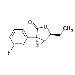 CAS#: 528588-18-3, (1S,4S,5R)-4-Ethyl-1-(3-Fluorophenyl)-3-Oxabicyclo[3.1.0]Hexan-2-One