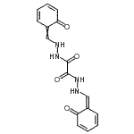 CAS 登录号：5287-25-2， N'<sup>1</sup>-[(Z)-(6-氧代-2,4-环己二烯-1-亚基)甲基]-N'<sup>2</sup>-[(6-氧代-2,4-环己二烯-1-亚基)甲基]乙烷二酰肼