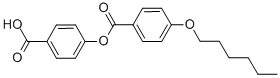 CAS 登录号：52899-68-0， 4-(4-己氧基苯甲酰氧基)苯甲酸