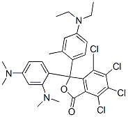 CAS 登录号：52941-80-7， 3-[2,4-二(二甲基氨基)苯基]-4,5,6,7-四氯-3-[4-(二乙基氨基)邻甲苯基]苯酞