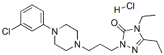 CAS#: 52942-37-7, 2-[3-[4-(3-Chlorophenyl)Piperazin-1-Yl]Propyl]-4,5-Diethyl-2,4-Dihydro-3H-1,2,4-Triazol-3-One Hydrochloride