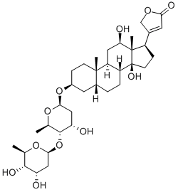 CAS 登录号：5297-05-2， 地高辛配基二(洋地黄毒糖甙)
