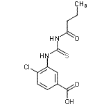 CAS#: 530130-81-5, 3-[(Butyrylcarbamothioyl)Amino]-4-Chlorobenzoic Acid