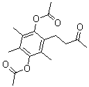 CAS 登录号：53101-69-2， 4-(2,5-二(乙酰氧基)-3,4,6-三甲基苯基)-2-丁酮