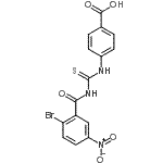 CAS#: 531517-33-6, 4-{[(2-Bromo-5-Nitrobenzoyl)Carbamothioyl]Amino}Benzoic Acid