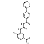 CAS 登录号：531520-40-8， 3-{[(4-联苯基羰基)硫代氨基甲酰]氨基}-4-氯苯甲酸