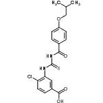 CAS 登录号：531541-86-3， 4-氯-3-{[(4-异丁氧基苯甲酰基)硫代氨基甲酰]氨基}苯甲酸