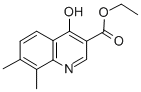 CAS#: 53164-33-3, 4-Hydroxy-7,8-Dimethyl-Quinoline-3-Carboxylic Acid Ethyl Ester