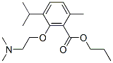 CAS 登录号：53206-72-7， 3-[2-(二甲基氨基)乙氧基]对伞花烃-2-羧酸丙酯